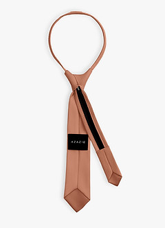 front Boy's Matte Satin Pre-Tie
