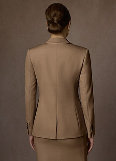 front Charlotte Trufa Vestido de tejido refinado