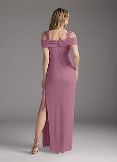 Azazie Weitzman Mother of the Bride Dresses Vintage Mauve Sheath Sequins Mesh Dress image5