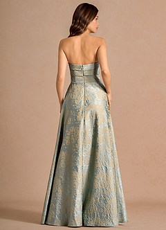 Vestido Azul Vintage Largo Kersti image2