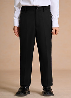 front Lucas Black Boys Shawl Lapel Tuxedos
