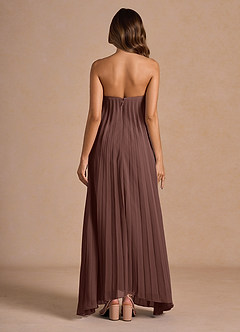 Nahla Mocha Coco Allover Pleated Maxi Dress image2