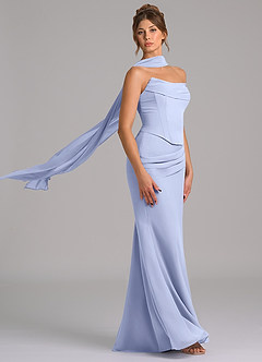 Azazie Sorrel Suknie dla druhen Syrena Gorset Szyfon Do ziemi Sukienka image3