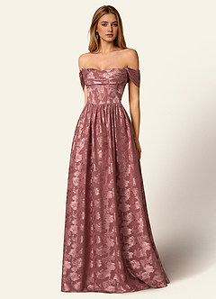 Azazie Plus Size 2026 Sexy Lace Up Bows A-Line Prom Dress Vintage Rose Gown
