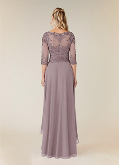 Azazie Monza Mother of the Bride Dresses Dusk A-Line Lace Chiffon Dress image3