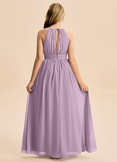 Azazie Noelle Junior Wisteria A-Line Pleated Chiffon Dress image1