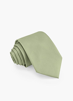 front Solid Textured Modern Tie