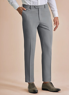 front William Gris Pantalones de vestir