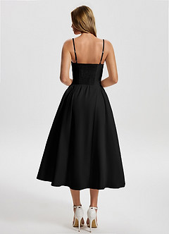 L'Amour Black Maxi Dress image6