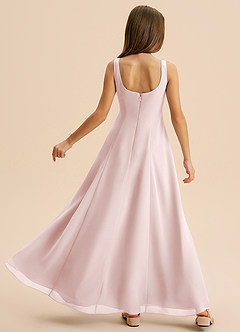 Azazie Lambie Junior Klä av A-Line i Chiffong Plisserad image8