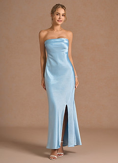 Maëlys Sky Blue Maxi Dress image4