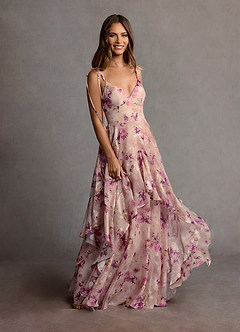 Hazel - Patchwork Harmony Boho Maxi Dress main image 0