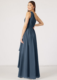 Azazie Mathilda Bridesmaid Dresses A-Line One Shoulder Chiffon Asymmetrical Dress image4