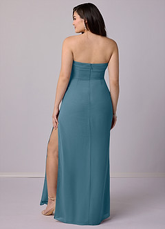 Barbie ♥ Azazie Bridesmaid Dresses Bermuda Sheath Strapless Chiffon Convertible Dress image9