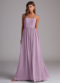 Azazie Calianna Bridesmaid Dresses Wisteria A-Line Off the Shoulder Chiffon Convertible Dress image4