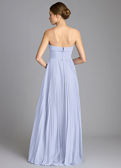 Azazie Mariana Jurken voor bruidsmeisjes Jurk van Chiffon met A-Lijn Strapless Lavendel image5