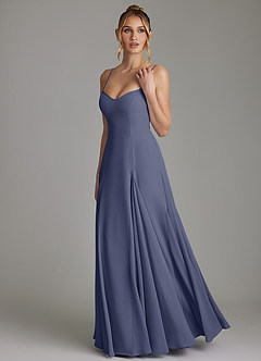 Azazie Imani Bridesmaid Dresses Stormy A-Line Sweetheart Neckline Chiffon Dress image6