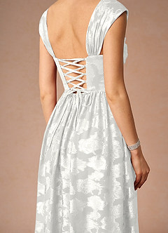 Robe Mi-Longue Blanc Dana image8