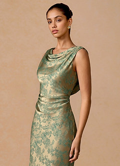 Juliska Platinum Teal Maxi Dress image6
