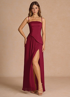 Alaina Merlot Maxi Dress image5