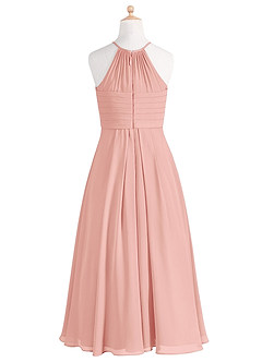 Azazie Ginger Junior Klä av A-Line i Chiffong Plisserad image8