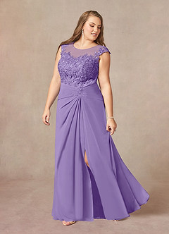 Azazie Libby Mother of the Bride Dresses Tahiti A-Line Scoop Sequins Chiffon Dress image9