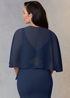 front Abrigo de gasa Azazie June