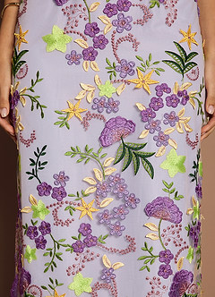 Sheryl Lilac Multi Maxi Dress image8