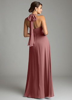 Azazie Tamira Suknie dla druhen Linia A Pofałdowany Szyfon Do ziemi Sukienka image8