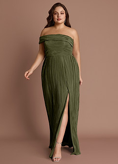 Isolde Moss Green Maxi Dress image9