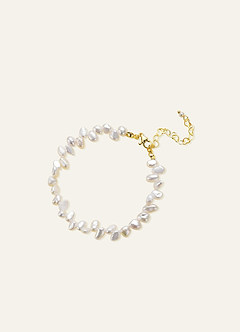 front Baroque Freshwater Pearl Bracelet