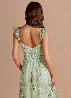 Abito Midi Verde Chiaro Denisse image6