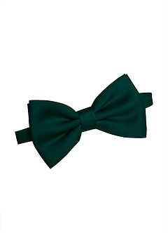 front Matching Matte Satin Pre-Tied Bow Tie & Suspenders Set