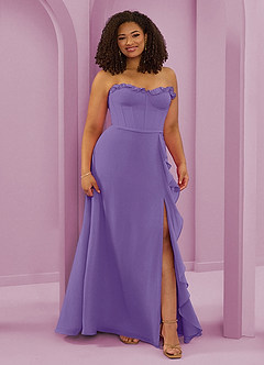 Barbie ♥ Azazie Bridesmaid Dresses Tahiti A-Line Sweetheart Neckline Chiffon Dress image10