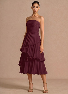 Hartley Wine Midi Dress image4