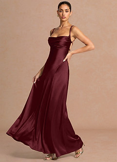 Muirgen Wine Maxi Dress image4