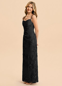 front Azazie Kylie Junior Formal Dress