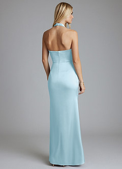 Azazie Minnow 신부 들러리 드레스 인어 스윗하트 네크라인 스트레치 새틴 바닥 길이 드레스 image4