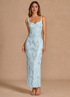 Vestido Azul Pálido Largo Odette image4