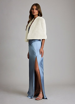 front Faux Fur Short Swing Capelet