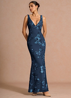 Ivellea Navy Maxi Dress image4