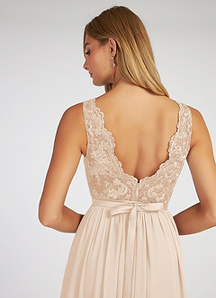 Vestido Crema Largo Elly image3