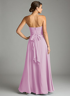 Azazie Tamira Suknie dla druhen Linia A Pofałdowany Szyfon Do ziemi Sukienka image4