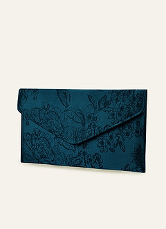 front Kukallinen Jacquard-kirjekuorilaukku