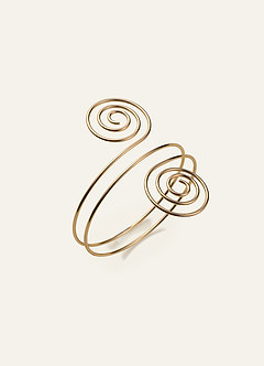 front Spiral Wrap Arm Cuff
