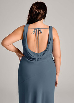 Azazie Rylina Bridesmaid Dresses Neptune Mermaid Pleated Chiffon Dress image12