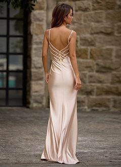 Haloed Champagne Zeemeermin galajurk image2