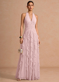 Sylvie Powder Pink Maxi Dress image4