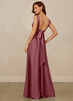 Christian Siriano Bridal for Azazie 1001 Bridesmaid Dresses Desert Rose A-Line Sweetheart Neckline Stretch Satin Dress image2