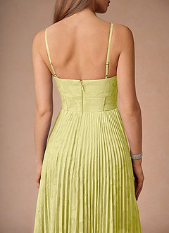 Cannelle Lemon Sorbet Pleated Maxi Dress image6